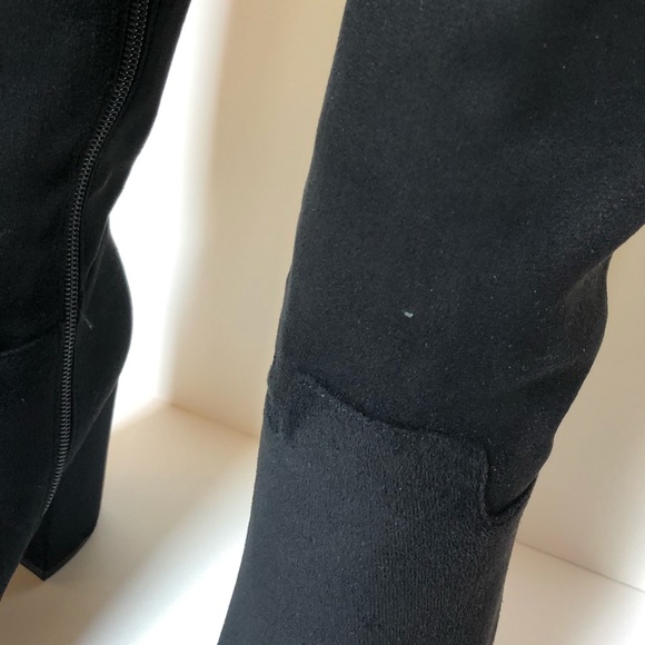 Tommy Hilfiger Black Neela2 Knee High Riding Boots - Picture 15 of 16